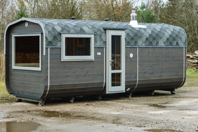 Rechteckige Sauna 6m