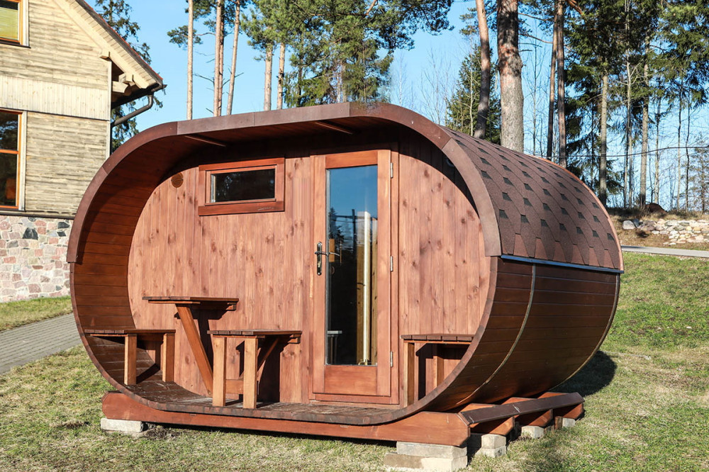 Sauna oval 3,50m Timberart image 17