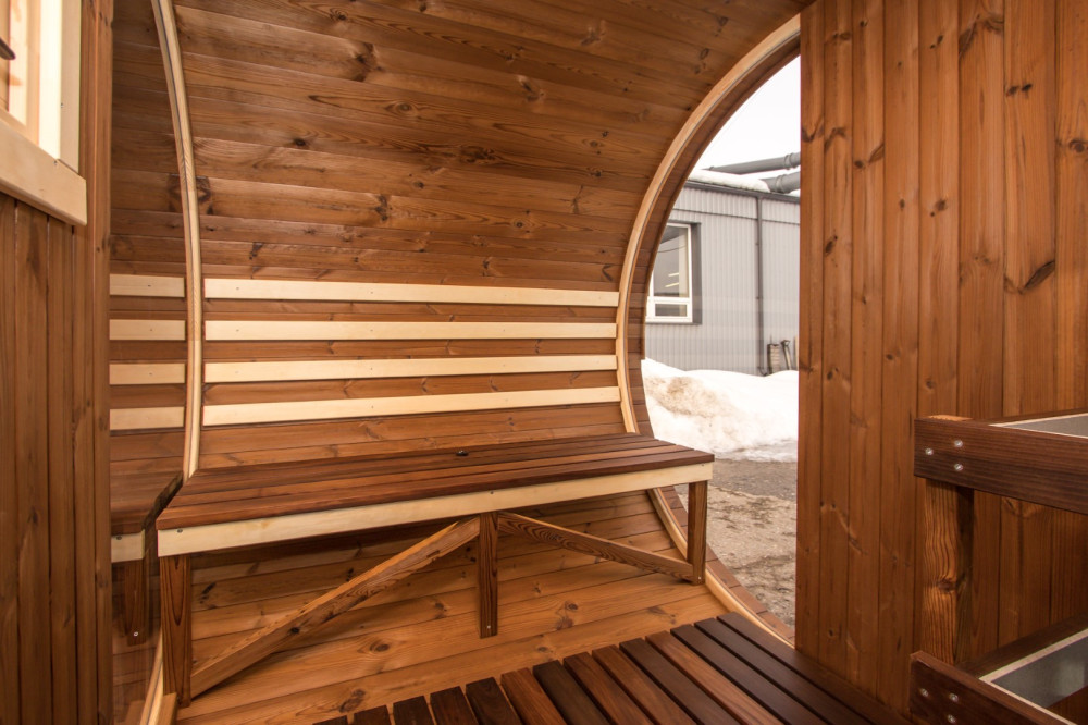 Sauna oval Luxus 4,00m Timberart image 11