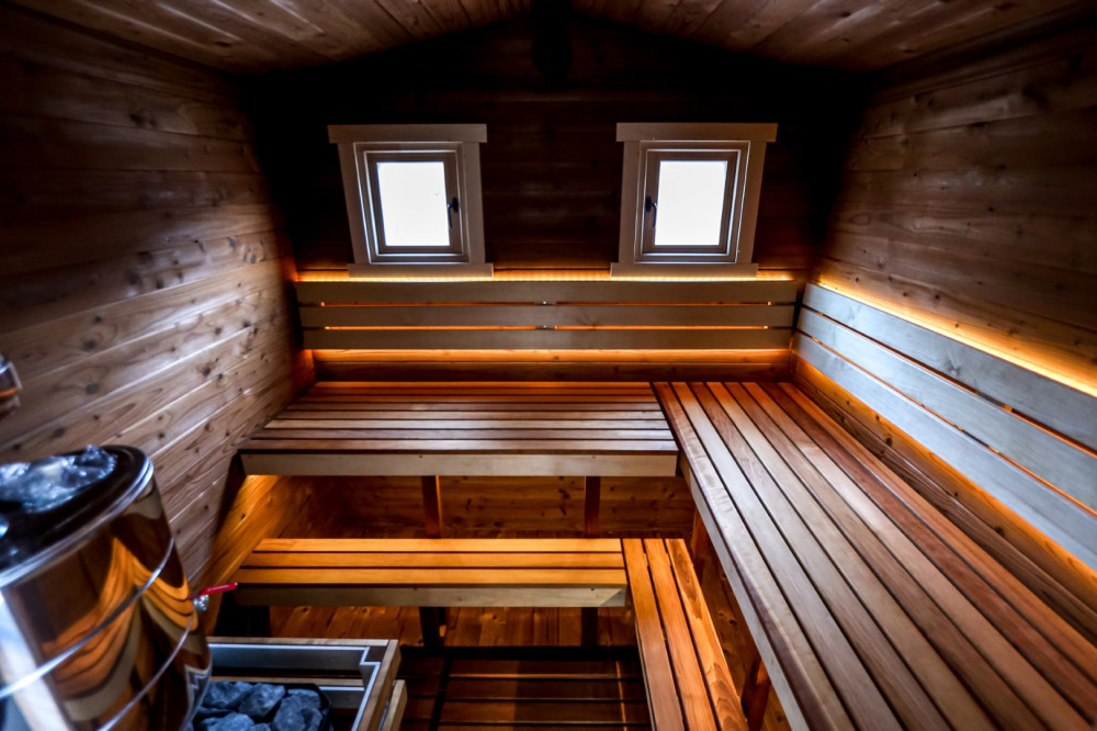 Saunahaus mit Terrasse 6m Timberart image 12