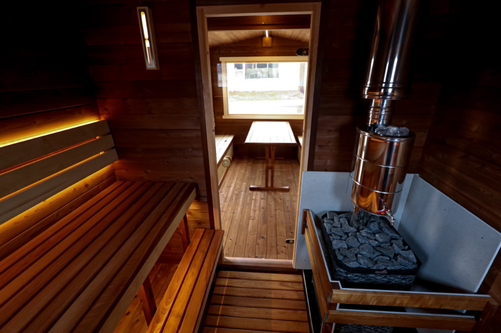 Saunahaus mit Terrasse 6m Timberart image 12