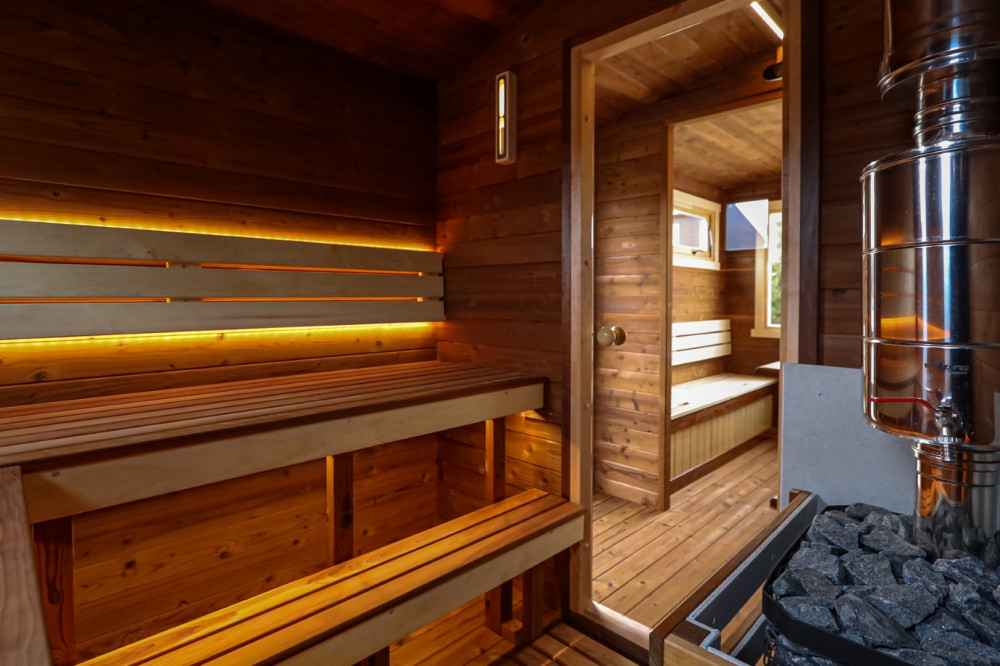 Saunahaus mit Terrasse 6m Timberart image 12