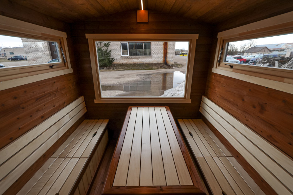 Saunahaus mit Terrasse 6m Timberart image 12